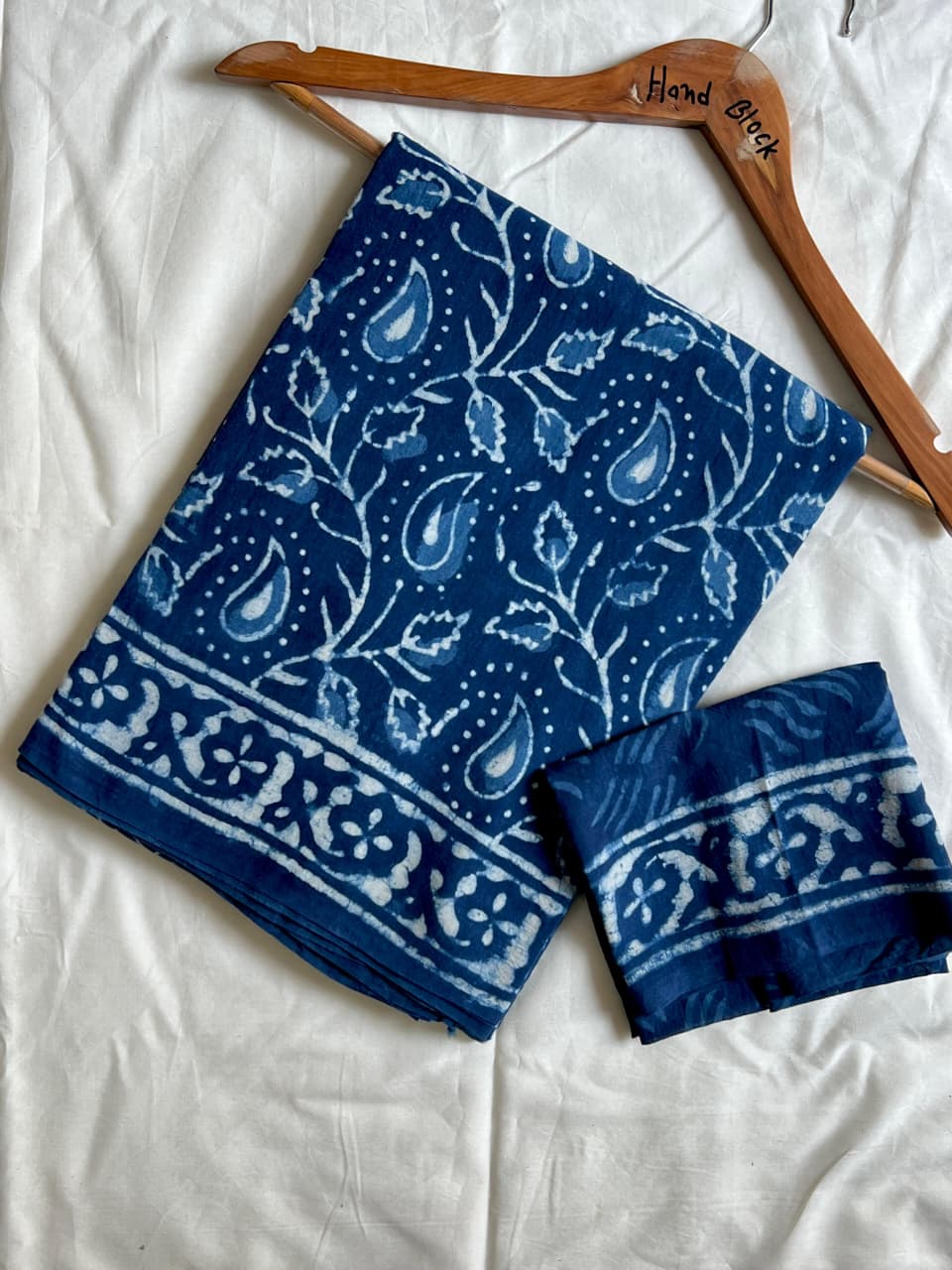Cotton Malmal Handblock Printed Sarees Wholesale – Lightweight Cotton MUL Sarees