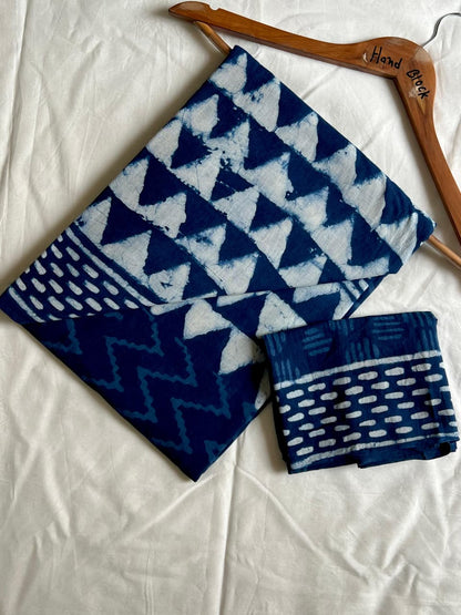 Cotton Malmal Handblock Printed Sarees Wholesale – Lightweight Cotton MUL Sarees