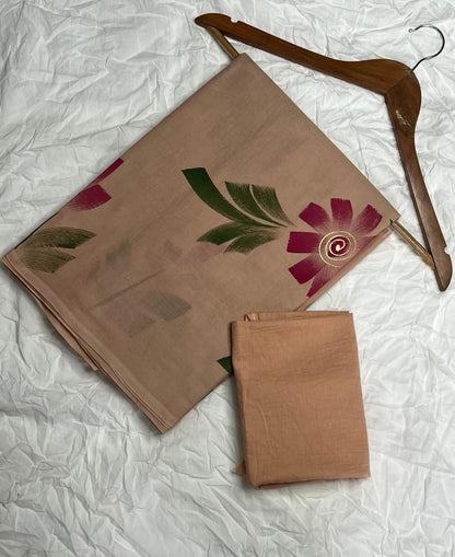 Pure Cotton Mul Handblock Printed Sarees Wholesale – Soft Malmal Sarees