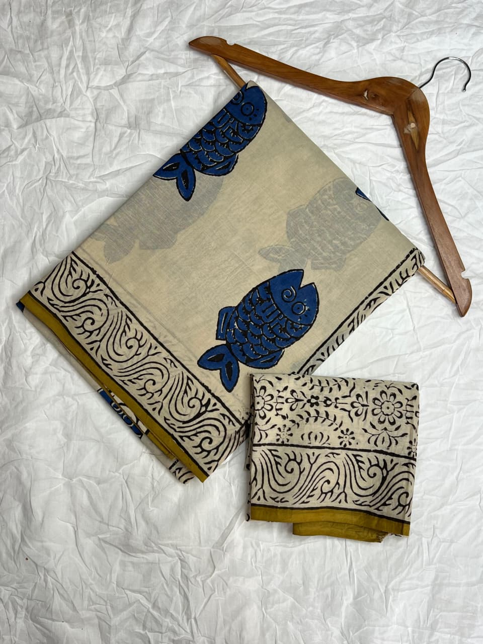 Pure Cotton Mul Handblock Printed Sarees Wholesale – Soft Malmal Sarees