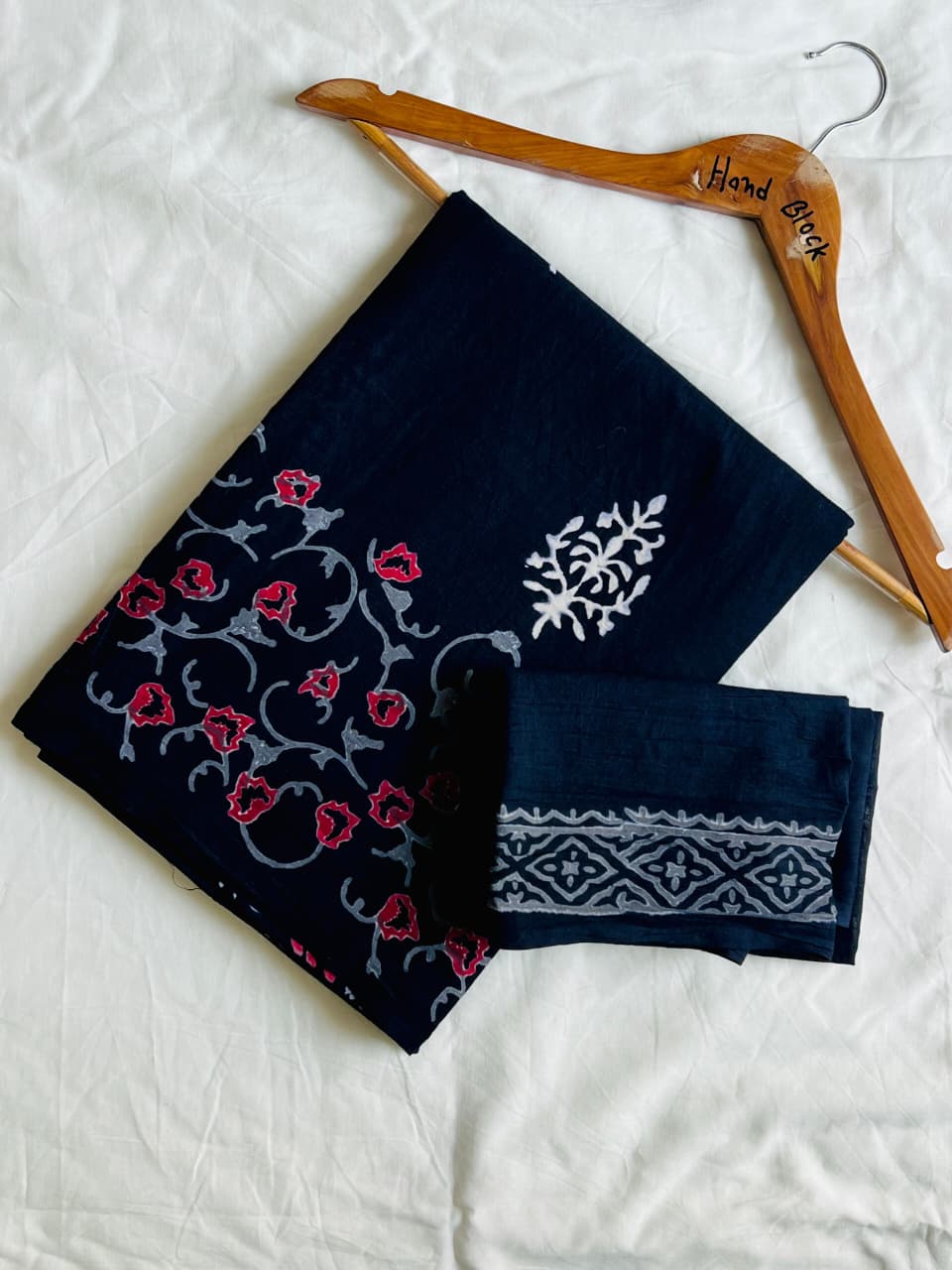 Pure Cotton Mul Handblock Printed Sarees Wholesale – Soft Malmal Sarees