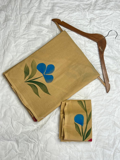 Pure Cotton Mul Handblock Printed Sarees Wholesale – Soft Malmal Sarees