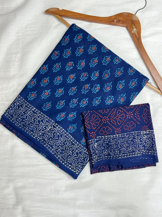 Cotton Mul Handblock Printed Sarees Wholesale – Soft Malmal Sarees for Boutiques