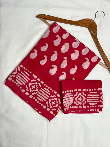 Cotton Mul Handblock Printed Sarees Wholesale – Soft Malmal Sarees for Boutiques