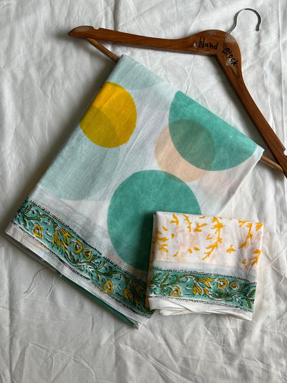 Cotton Mul Handblock Printed Sarees Wholesale – Soft Malmal Sarees for Boutiques