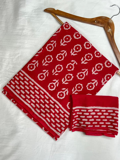 Cotton Mul Handblock Printed Sarees Wholesale – Soft Malmal Sarees for Boutiques