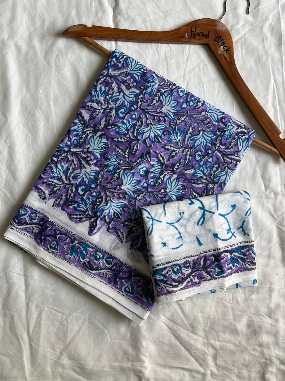 Cotton Mulmul Handblock Printed Sarees Wholesale – Lightweight Artisan Cotton Sarees