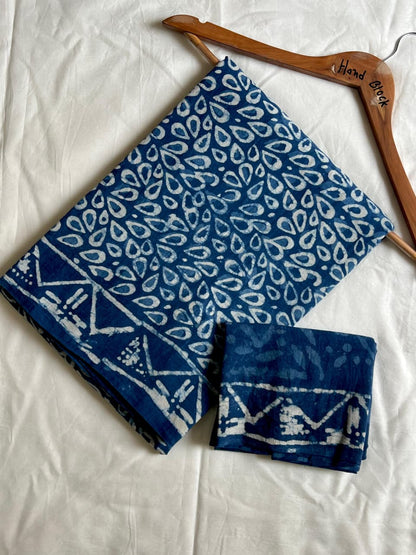 Cotton Mulmul Handblock Printed Sarees Wholesale – Lightweight Artisan Cotton Sarees