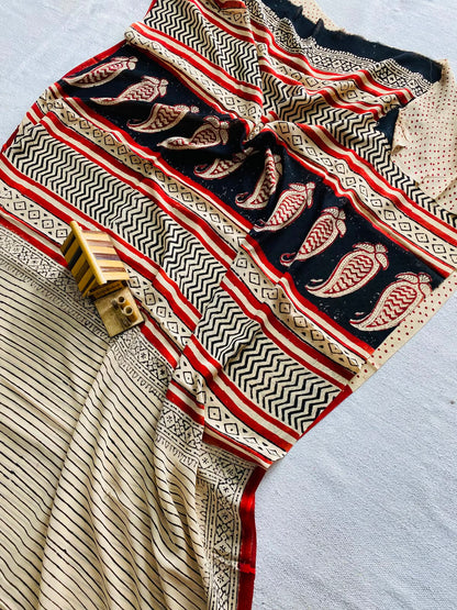 Hand Block Printed Georgette Sarees Wholesale – Natural Dyed Premium Sarees