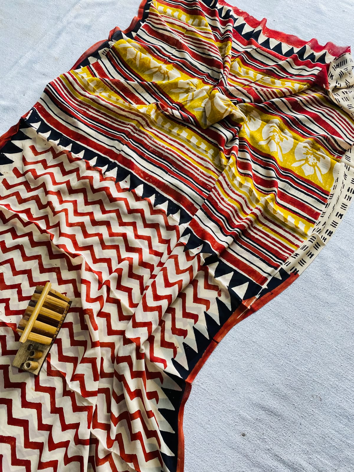 Hand Block Printed Georgette Sarees Wholesale – Natural Dyed Premium Sarees