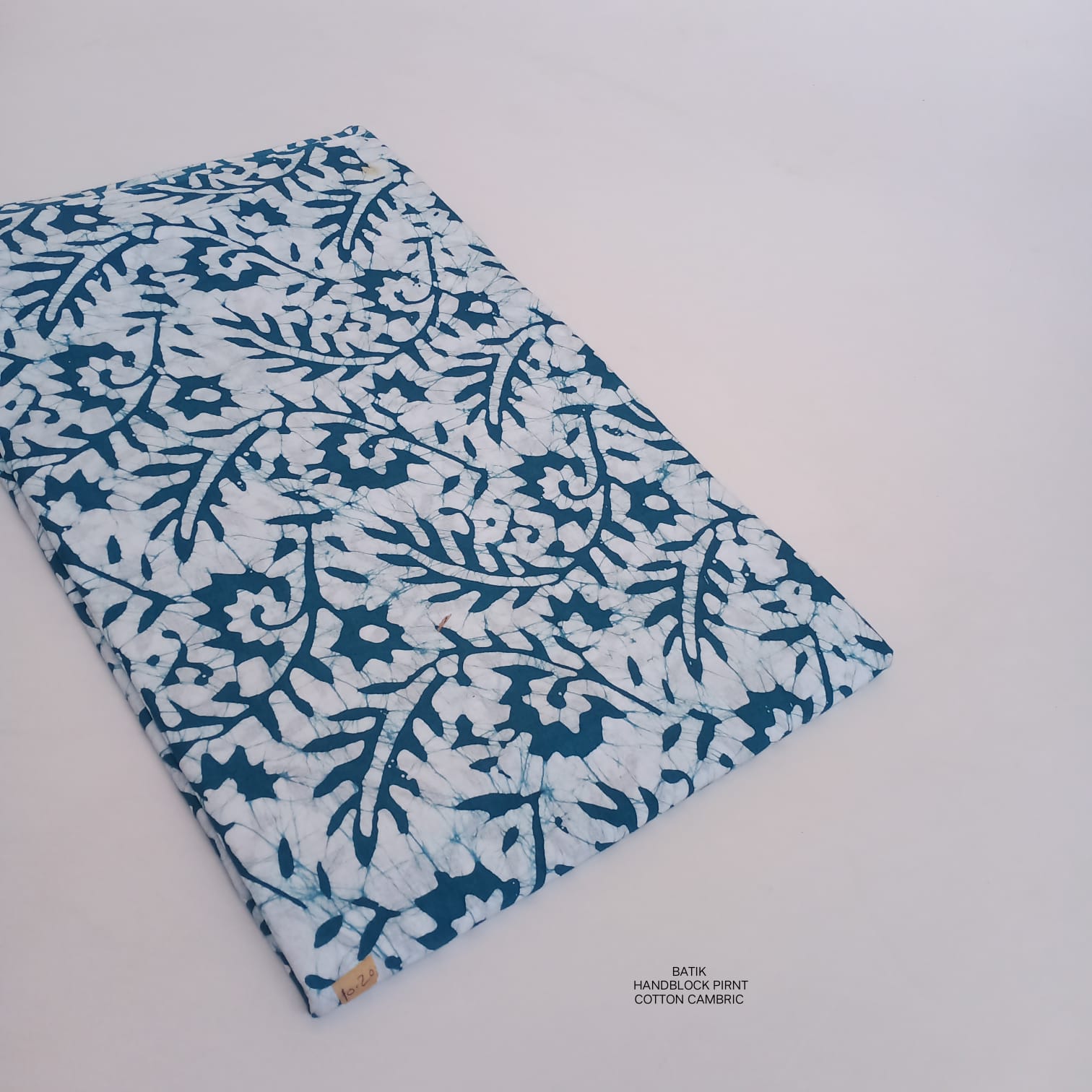 Pure cotton batik fabric wholesale in rama green, handcrafted batik print fabric for boutique, designer & bulk buyers – Fabtexs