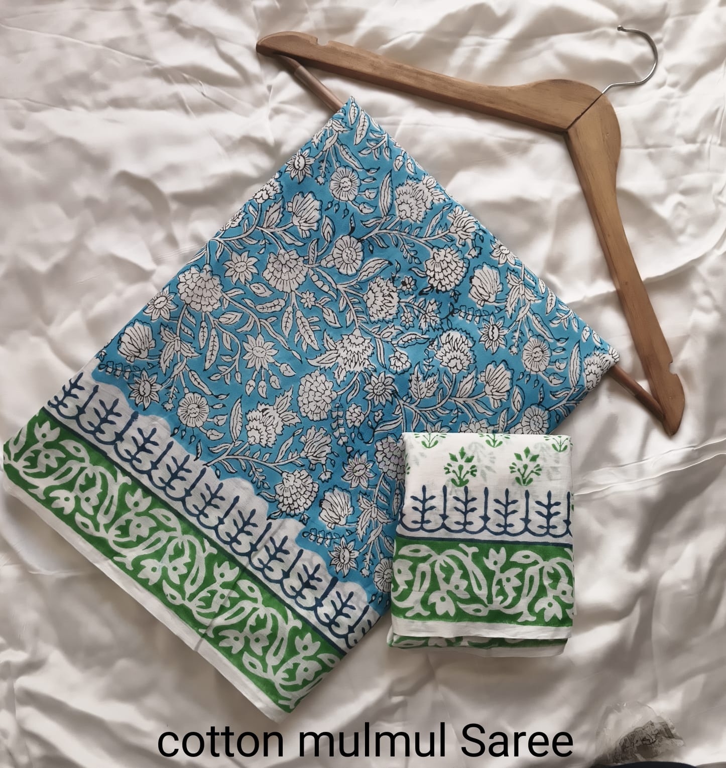 Cotton Mulmul Saree in purple and pink – Pure cotton handblock printed saree wholesale by Fabtexs