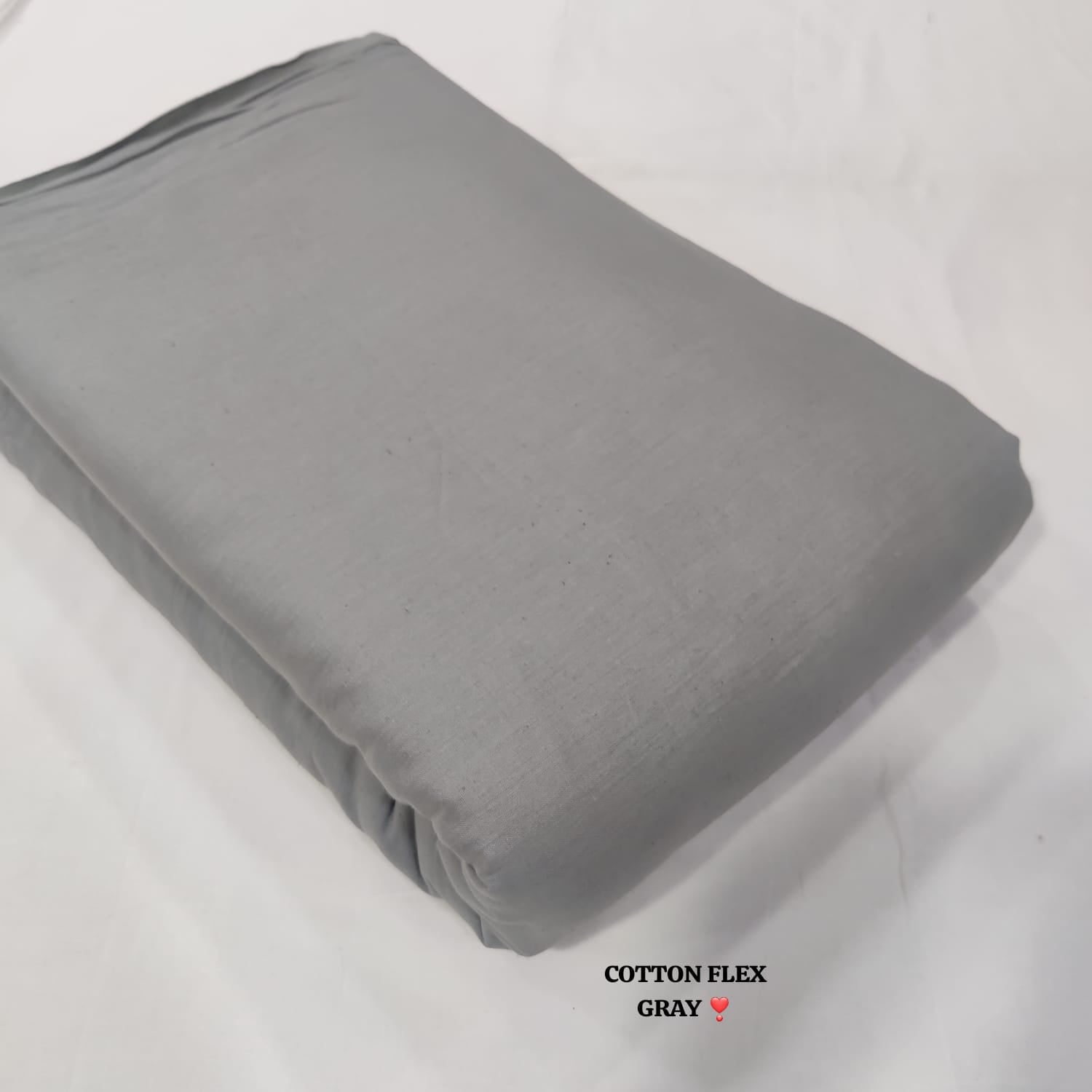 Pure cotton plain flex fabric wholesale in grey, procian dyed, 160 GSM, manufacturer supply by Fabtexs