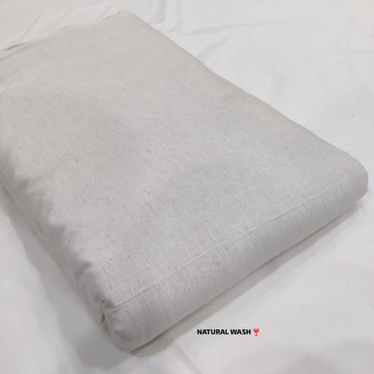 Pure cotton plain flex fabric wholesale in natural shade, procian dyed, 160 GSM, wholesale cotton by Fabtexs