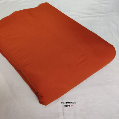 Rust Pure Cotton Super Dyeing Fabric Wholesale – Professional Procian Dyed B2B Textile by Fabtexs
