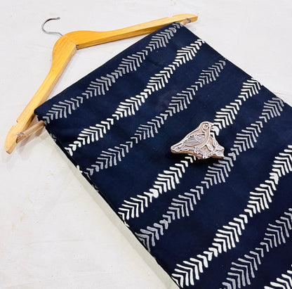 Dabu Fabric Wholesale Pure Cotton Hand Block Printed| Artisan Made MOQ-1 Thaan by Fabtexs