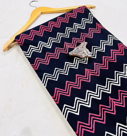 Dabu Fabric Wholesale Pure Cotton Hand Block Printed| Artisan Made MOQ-1 Thaan by Fabtexs