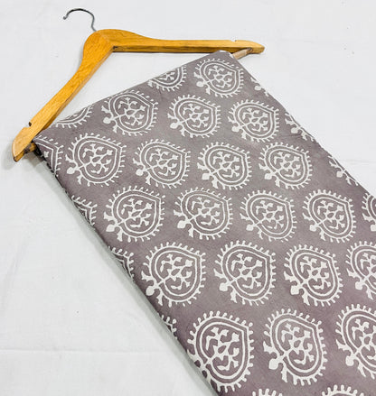Dabu Fabric Wholesale Pure Cotton Hand Block Printed| Artisan Made MOQ-1 Thaan by Fabtexs