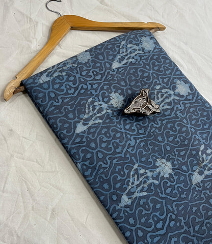 Dabu Fabric Wholesale Pure Cotton Hand Block Printed| Artisan Made MOQ-1 Thaan by Fabtexs