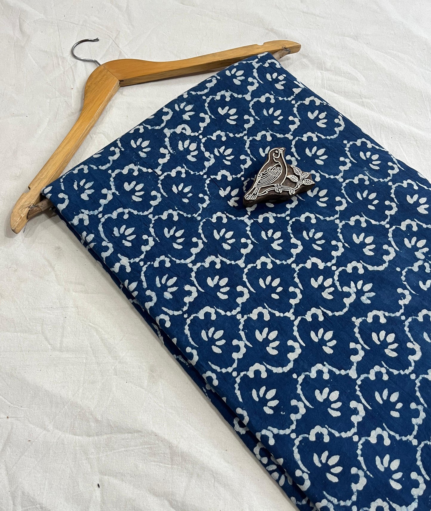 Dabu Fabric Wholesale Handblock Printed Pure Cotton | MOQ 1 Thaan | Natural Dye Fabric by Fabtexs