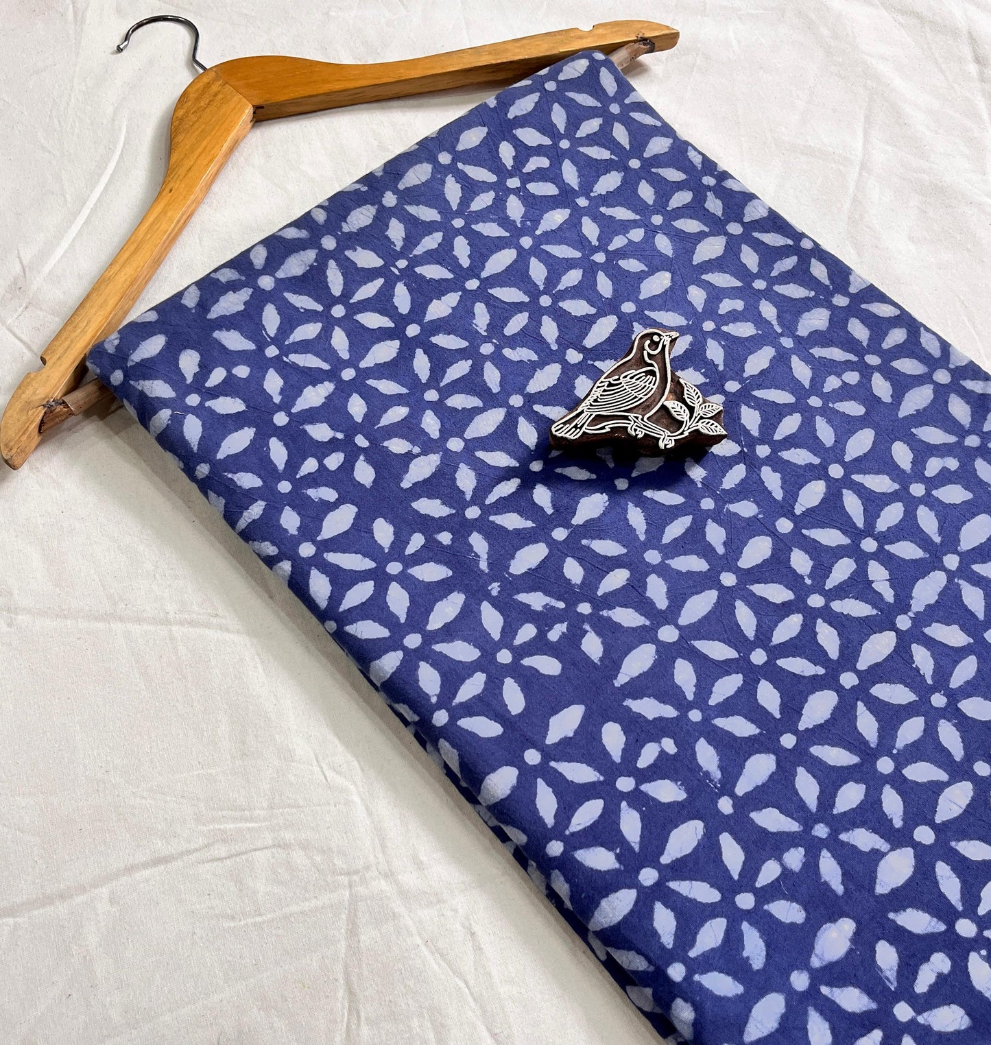 Dabu Fabric Wholesale Pure Cotton Hand Block Printed| Artisan Made MOQ-1 Thaan by Fabtexs