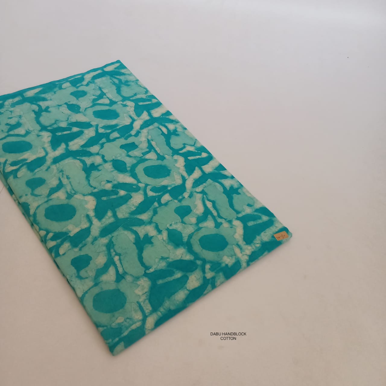 Rama batik style Dabu handblock printed pure cotton fabric, artisan-made wholesale textile