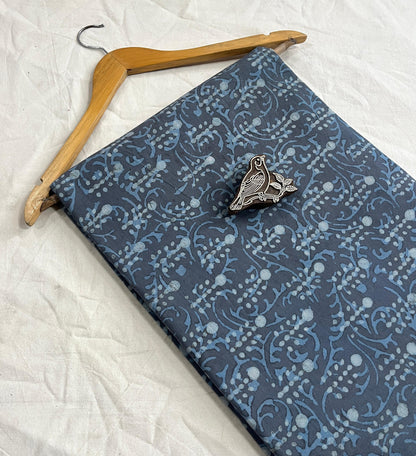 Dabu Fabric Wholesale Pure Cotton Hand Block Printed| Artisan Made MOQ-1 Thaan by Fabtexs