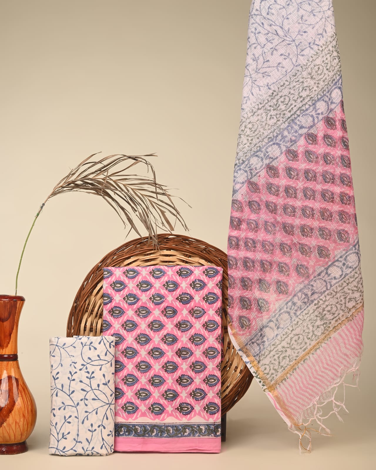 Pure Cotton Kota Doria Dress Material for Boutiques & Designers