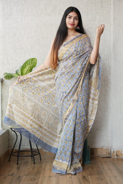 Maheshwari silk saree wholesale, hand block printed maroon black zigzag, pure silk saree by Fabtexs