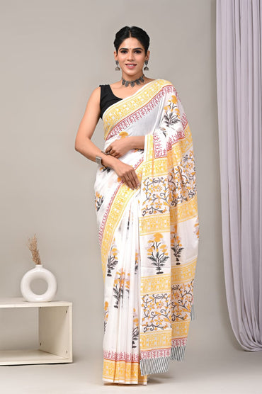 Cotton Mul Mul Saree (MOQ any 6pcs assorted designs)