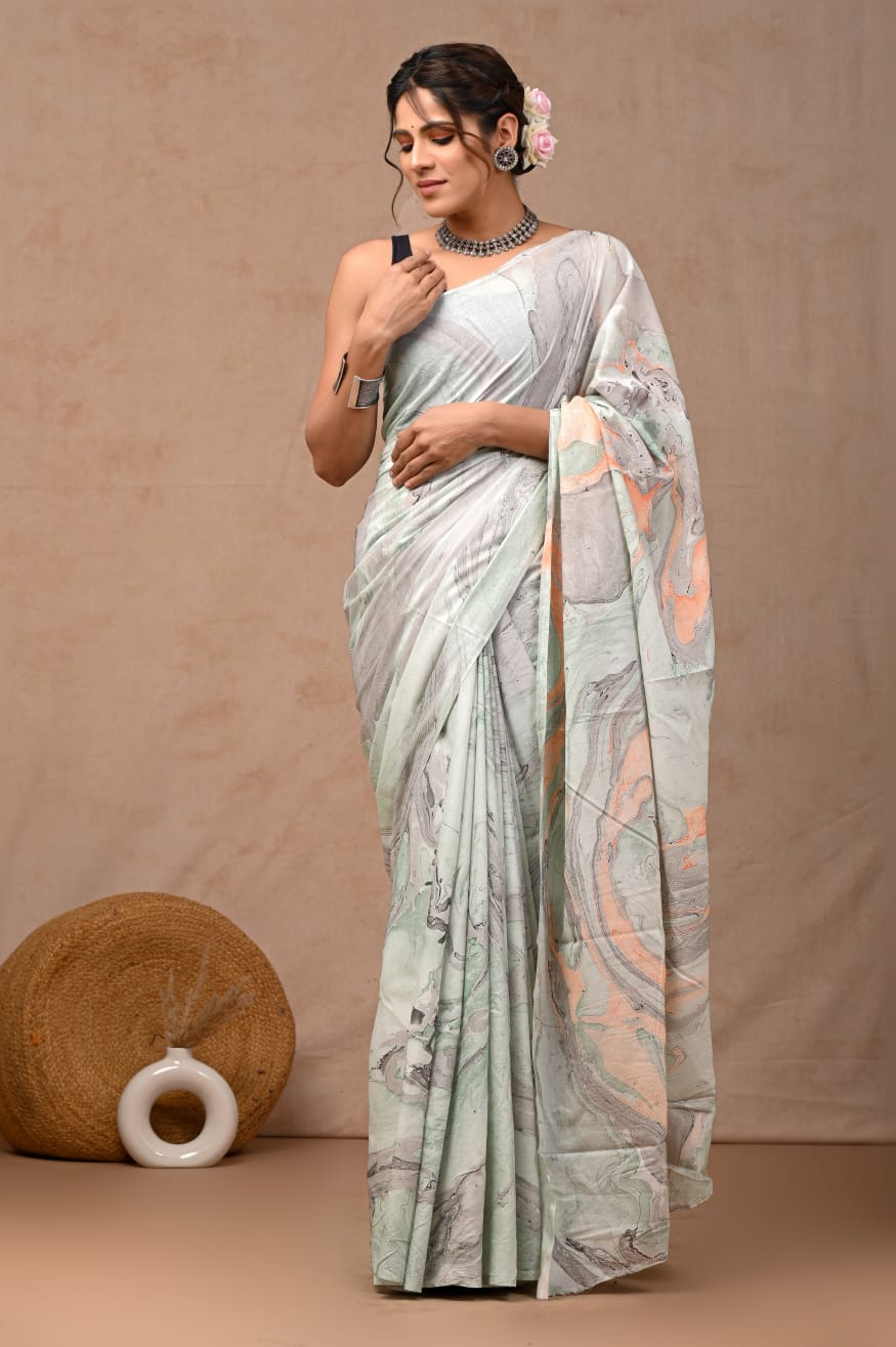 Cotton Mul Mul Saree (MOQ any 6pcs assorted designs)