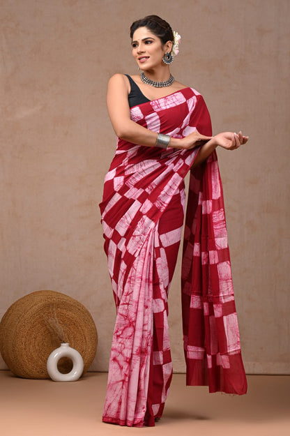 Cotton Mul Mul Saree (MOQ any 6pcs assorted designs)