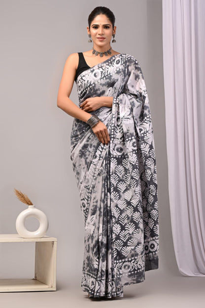 Cotton Mul Mul Saree (MOQ any 6pcs assorted designs)