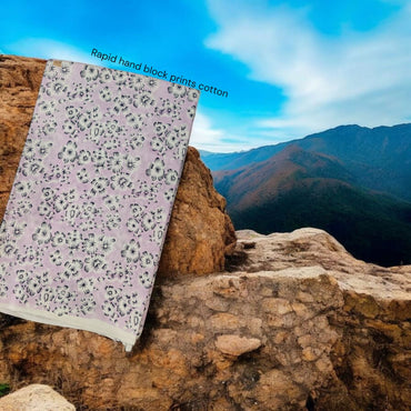 Sanganer Handblock Print fabric (MOQ 1 Thaan)
