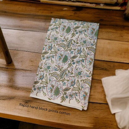 Sanganer Handblock Print fabric (MOQ 1 Thaan)