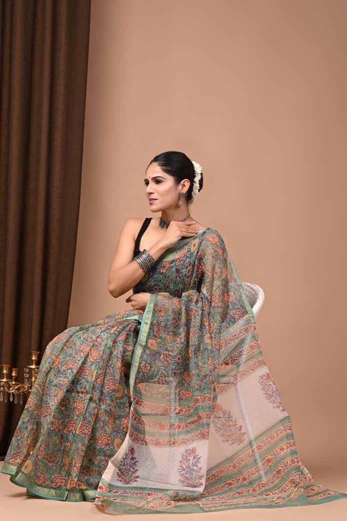 Kota Doriya Saree MOQ 6pcs | Assorted – Fabtexs