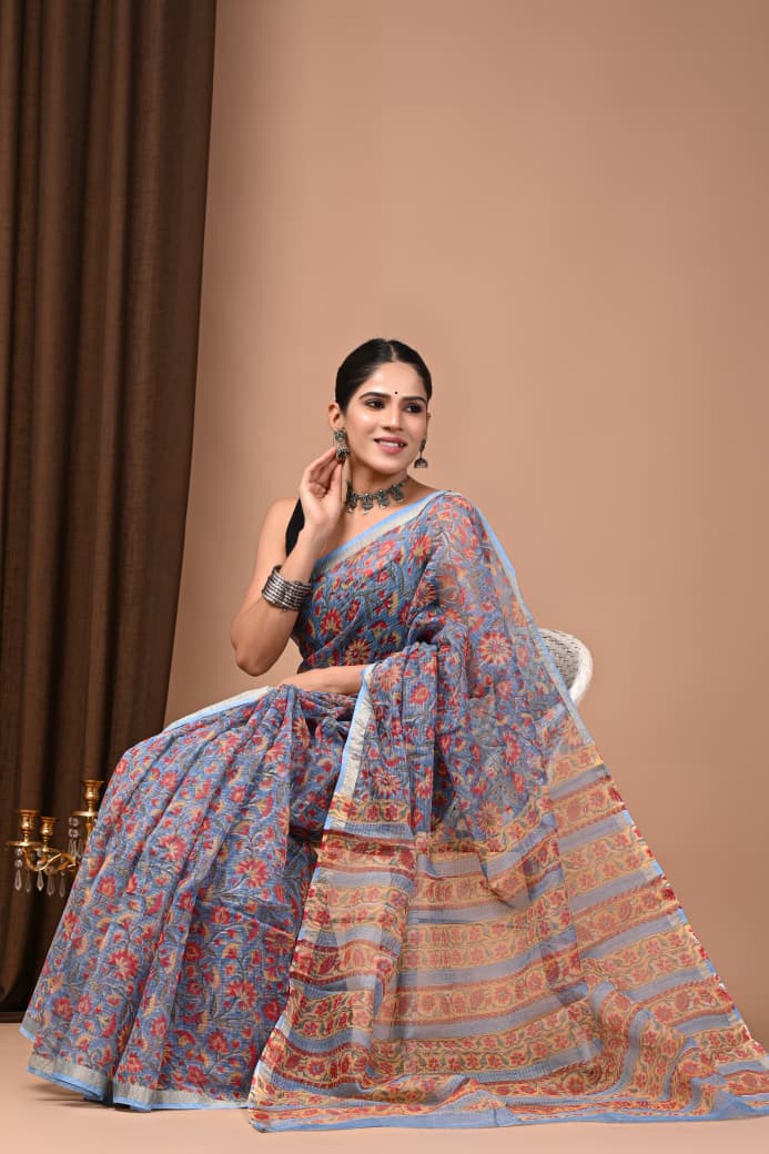 Kota Doriya Saree MOQ 6pcs | Assorted – Fabtexs