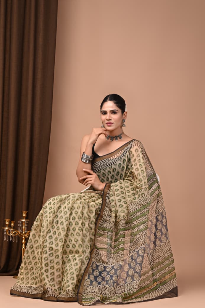 Kota Doriya Saree MOQ 6pcs | Assorted – Fabtexs