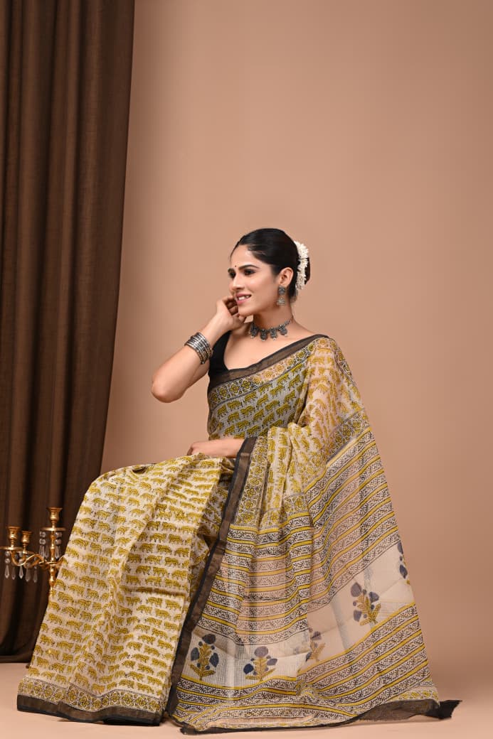 Kota Doriya Saree MOQ 6pcs | Assorted – Fabtexs