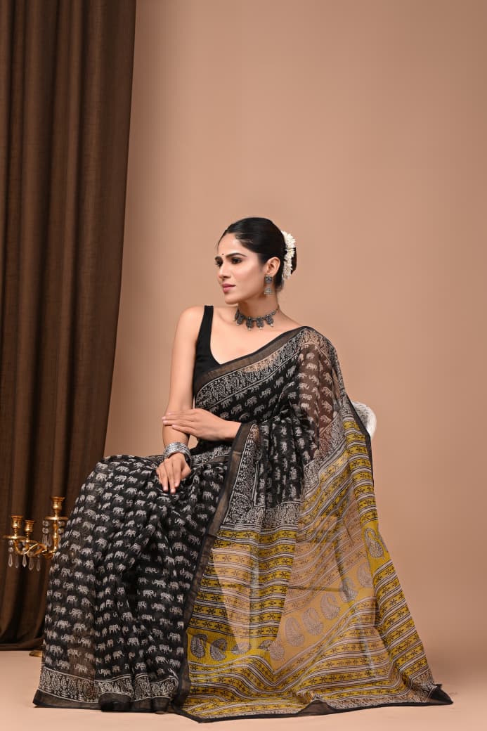 Kota Doriya Saree MOQ 6pcs | Assorted – Fabtexs