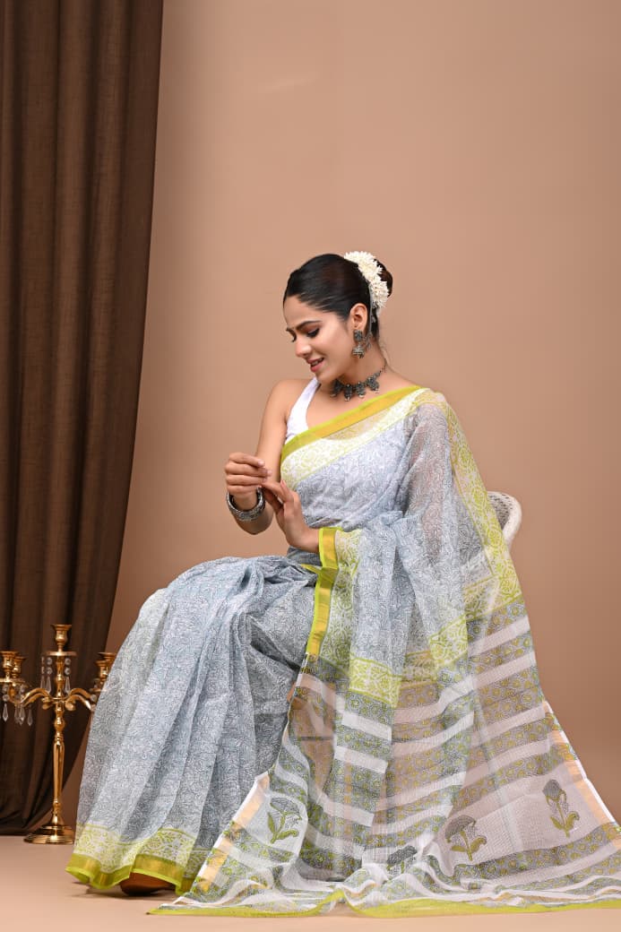 Kota Doriya Saree MOQ 6pcs | Assorted – Fabtexs