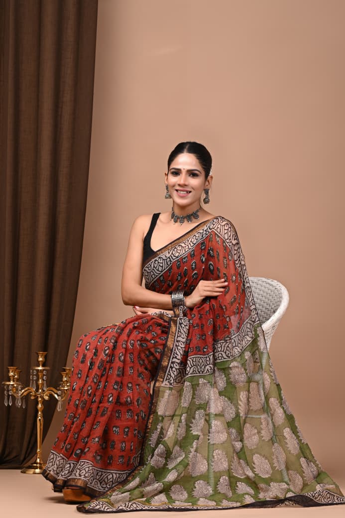 Kota Doriya Saree MOQ 6pcs | Assorted – Fabtexs