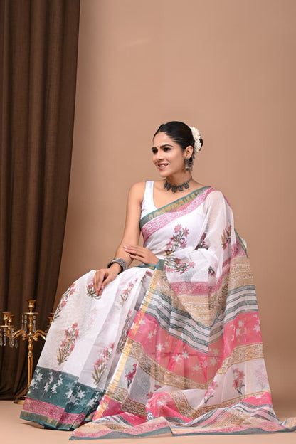 Kota Doriya Saree MOQ 6pcs | Assorted – Fabtexs