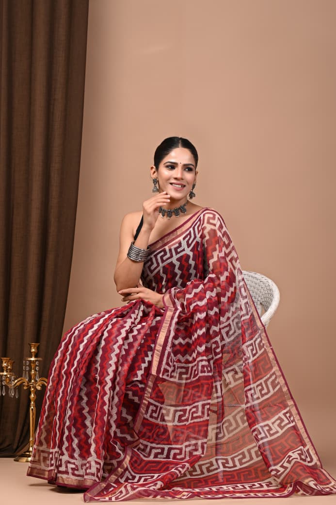 Kota Doriya Saree MOQ 6pcs | Assorted – Fabtexs