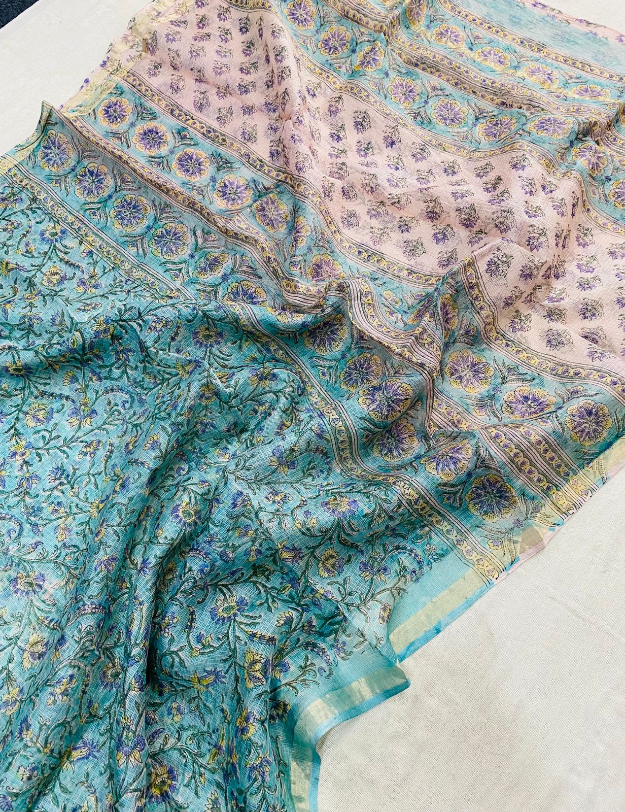 Kota Doriya Saree Silk MOQ 6pcs | Assorted – Fabtexs