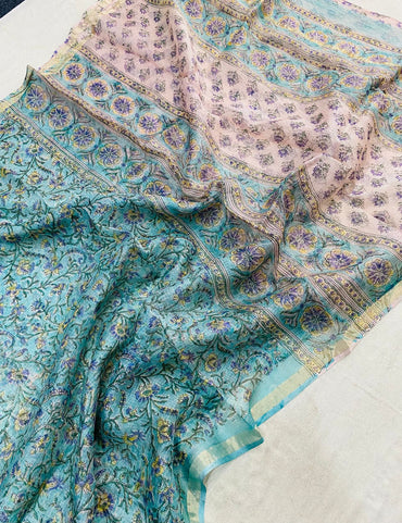 Kota Doriya Saree Silk MOQ 6pcs | Assorted – Fabtexs