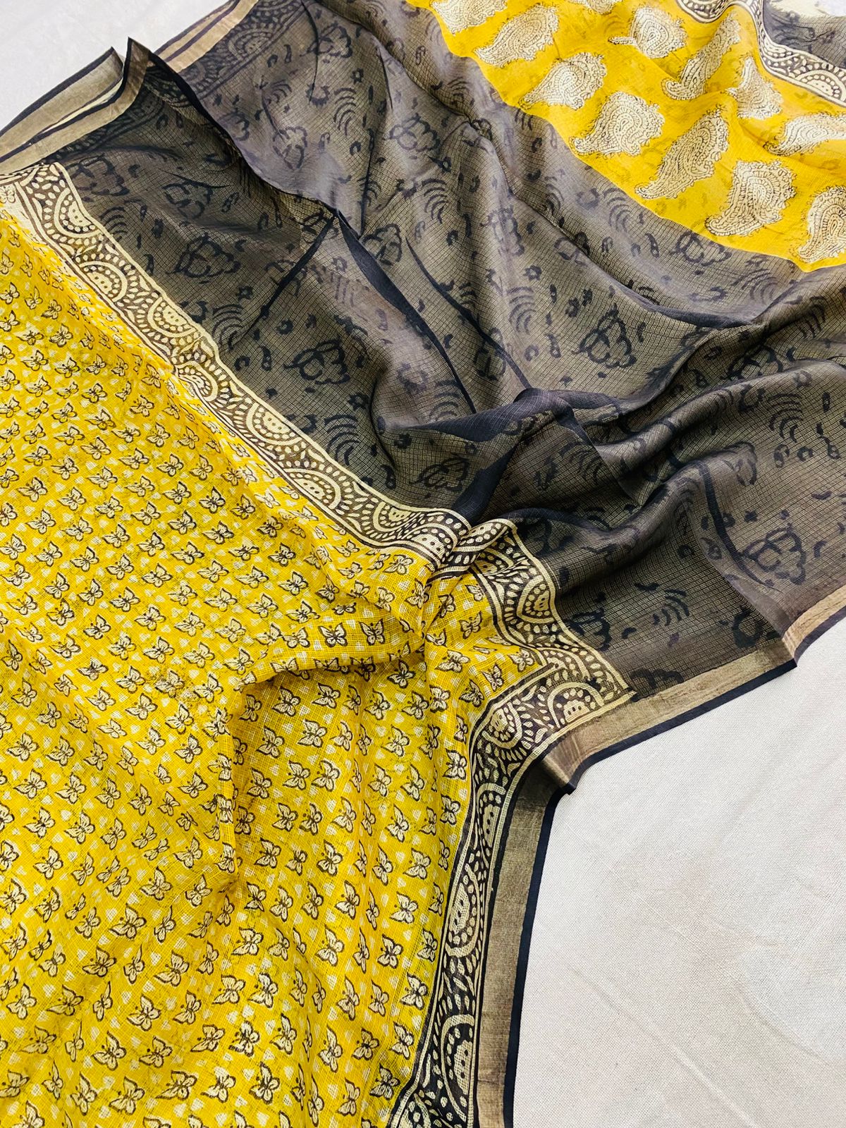 Kota Doriya Saree Silk MOQ 6pcs | Assorted – Fabtexs