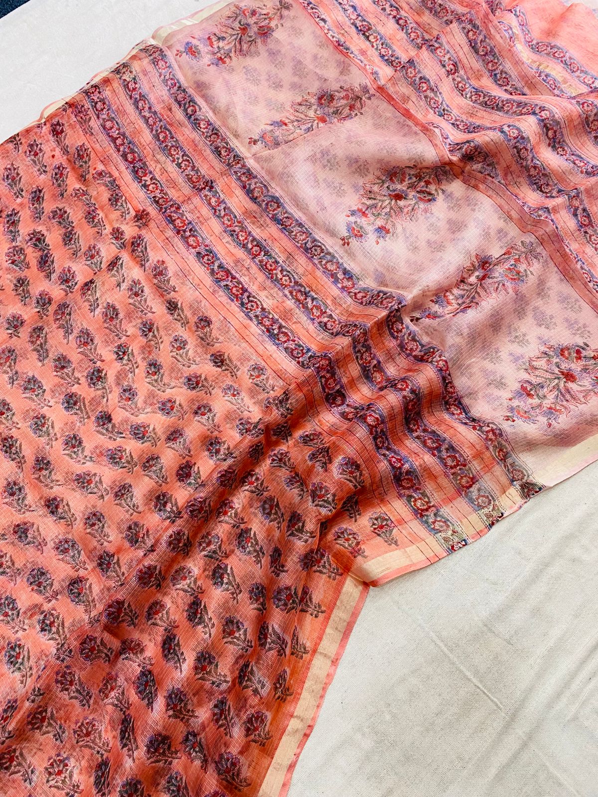 Kota Doriya Saree Silk MOQ 6pcs | Assorted – Fabtexs