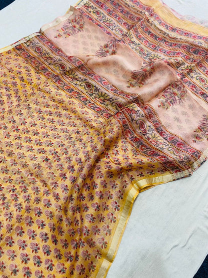 Kota Doriya Saree Silk MOQ 6pcs | Assorted – Fabtexs