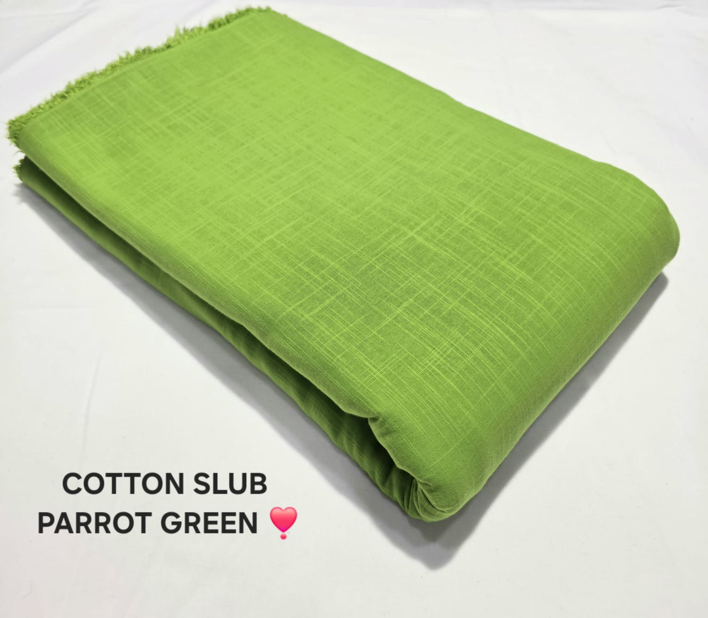 Pure Cotton Plain Slub